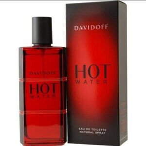 Hot Water by Davidoff 2 Oz Eau de Toilette Spray - New in Sealed Box